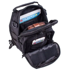 Сумка Tactical 098 Black тактическая сумка для переноски вещей 23,5х6х12 см (TS098-Black) - изображение 3