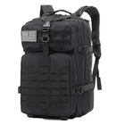 Рюкзак America Cam тактическая сумка для переноски вещей 35л Черный (A-Black) - изображение 1