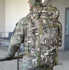 Туристический большой рюкзак Tactic походной военный рюкзак на 65 л тактический рюкзак Мультикам (ta65-multicam) - изображение 2