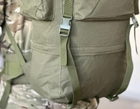 Туристический большой рюкзак Tactic походной военный рюкзак на 65 л тактический рюкзак Олива (ta65-olive) - изображение 4