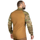 Рубашка боевая тактическая полевая износостойкая рубашка для силовых структур 7082 (XXL) Мультикам/Койот (OR.M_7082 (XXL)) - изображение 4