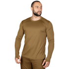 Лонгслів тактичний польовий чоловіча футболка з довгим рукавом для силових структур Camotec 7103 M Койот (OR.M_7103 (M)) - зображення 3