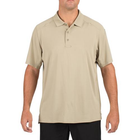 Футболка 5.11 Tactical поло Helios Short Sleeve Polo (Silver Tan) 3XL - изображение 1