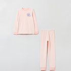 Piżama (longsleeve + spodnie) OVS 1843802 110 cm Pink (8056781808375) - obraz 1