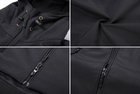 Тактична куртка Eagle Soft Shell JA-01-0 із флісом Black S - зображення 7
