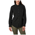 Рубашка 5.11 Tactical женская 5.11 Women' Liberty Flex Long Sleeve Shirt (Black) XL - изображение 1