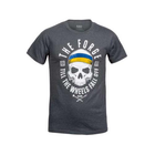 Футболка 5.11 Tactical THE FORGE UKRAINIAN FLAG TEE (лимитированная серия) (Charcoal Heather) 2XL - изображение 1