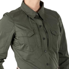 Рубашка 5.11 Tactical женская Women' Stryke Long Sleeve Shirt (Tdu Green) L - изображение 3