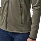 Куртка 5.11 Tactical жіноча флісова Women' Stratos Full Zip (Ranger Green) M - зображення 6