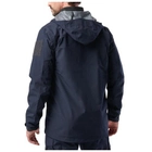 Куртка 5.11 Tactical штормовая Force Rain Shell Jacket (Dark Navy) S - изображение 3