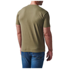 Футболка 5.11 Tactical з малюнком Vaer All Tio Klar (Military Green) XL - зображення 3