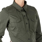 Рубашка 5.11 Tactical женская Women' Stryke Long Sleeve Shirt (Tdu Green) M - изображение 3