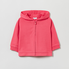 Bluza dla dziewczynki rozpinana z kapturem OVS 1844186 104 cm Różowa (8056781819562) - obraz 1