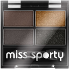 Cienie do powiek Miss Sporty Studio Studio Colour Quattro Eye Shadow 414 Smokey 5 g (3614222955184) - obraz 1