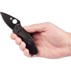 Нож Spyderco Ambitious FRN Black Blade, серрейтор (C148SBBK) - изображение 6