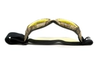 Защитные очки с уплотнителем Global Vision Eliminator Camo Forest (yellow), желтые в камуфлированной оправе - изображение 4