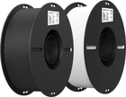 PLA-пластик Creality Filament для 3D принтера 2 x 1.75 мм 1 кг и Черный/Белый (3301010337)