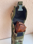 Підсумок для 2 магазинів до кулемету РКК закритий на фастекс M-KET Мультикам одинарний військовий штурмовий тримач на пояс розвантажувальну систему РПС на MOLLE - зображення 3
