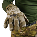 Тактические зимние перчатки Zaromi, пиксель, М - изображение 7