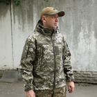 Тактична куртка "Шторм" Softshell піксель розмір 56 (911) - зображення 3