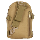 Рюкзак тактичний на одне плече AOKALI Outdoor A31 Sand - зображення 4