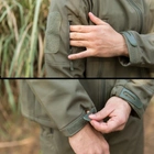 Куртка тактическая Pave Hawk PLY-6 Green S мужская однотонная водостойкая осень-зима - изображение 5