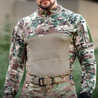 Мужская рубашка убокс Han-Wild 005 Camouflage CP S летняя с длинным рукавом - изображение 4