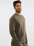 Sweter męski bawełniany DKaren Sweatshirt Justin 2XL Khaki (5903251465053) - obraz 1