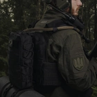 Тактичний рюкзак UkrArmor Чорний - зображення 8