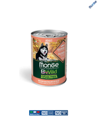 Влажный корм для собак Monge Dog Wet Bwild Adult с лососем