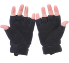 Тактичні безпальні рукавички армійські Tactic військові рукавички із захистом кістяшок розмір ХЛ колір Чорний (oakley-black-xl) - зображення 3
