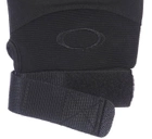 Тактичні безпальні рукавички армійські Tactic військові рукавички із захистом кістяшок розмір ХЛ колір Чорний (oakley-black-xl) - зображення 4