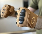 Тактичні повнопалі рукавички армійські Tactic військові рукавички із захистом кістячок розмір ХL колір Койот (pp-coyote-xl) - зображення 5