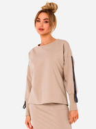 Bluza damska bez kaptura Made Of Emotion M727 M Beżowa (5903887695435) - obraz 1