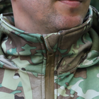 Тактична куртка "Шторм" Softshell мультикам на флісі розмір 66 (911) - зображення 6