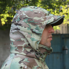 Тактична куртка "Шторм" Softshell мультикам на флісі розмір 56 (911) - зображення 4
