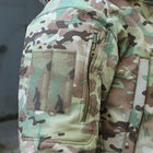 Тактична куртка "Шторм" Softshell мультикам на флісі розмір 52 (911) - изображение 11