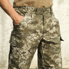 Тактичні штани камуфляжні. Штани ЗСУ Soft-Shell піксель розмір 72 (909) - зображення 2