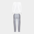 Piżama (spodnie + bluza) DKaren Set Malwina1 XS Grey (5903068516900) - obraz 4