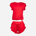 Піжама (шорти + футболка) DKaren Set Lulu XL Red (5903251011564) - зображення 3