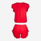 Піжама (шорти + футболка) DKaren Set Lulu XL Red (5903251011564) - зображення 4
