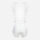 Piżama (spodenki + koszula) DKaren Set Lulu XS Ecru/Navy Blue (5903251011649) - obraz 4