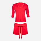 Piżama (spodenki + bluza) DKaren Set Edith M Red (5903251469419) - obraz 3
