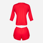 Piżama (spodenki + bluza) DKaren Set Edith XS Red (5903251469396) - obraz 4
