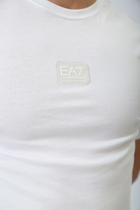 Koszulka męska EA7 Train Core Id M Label Tee M Biała (8053616258565) - obraz 3