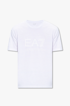 Футболка чоловіча EA7 Train Visibility M Tee Loose L Біла (8056787403796) - зображення 4