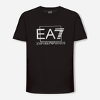 Футболка бавовняна чоловіча EA7 Train Visibility M Tee Loose L Чорна (8056787403864) - зображення 5