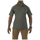 Футболка поло тактична з коротким рукавом 5.11 Tactical Performance Polo - Short Sleeve Synthetic Knit TDU Green M (71049-190) - изображение 1