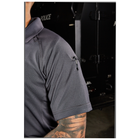 Футболка поло тактична з коротким рукавом 5.11 Tactical Performance Polo - Short Sleeve Synthetic Knit Charcoal L (71049-018) - изображение 3