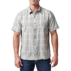 Сорочка тактична 5.11 Tactical Nate Short Sleeve Shirt Titan Grey Plaid S (71217-674) - изображение 1